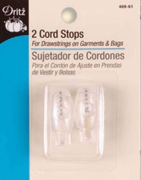Cord Stops Clear 2 ct 469-61