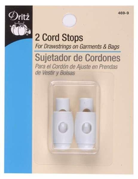 Cord Stops White 2 ct 469-9