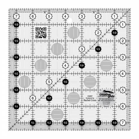 Creative Grids Quilting Ruler 7 1/2in Square - CGR7