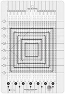 Creative Grids Stripology® Quarters Mini Quilt Ruler CGRGE4