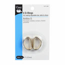 D Ring Gold 1in 4ct - 117-1-35