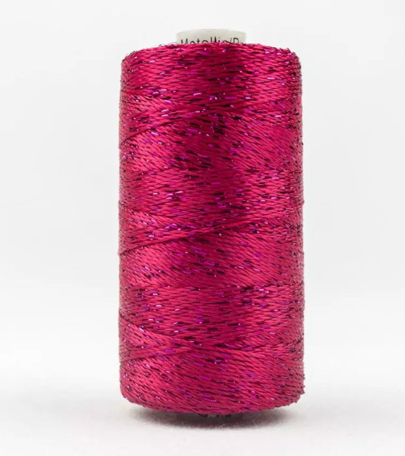 Dazzle 8wt Metallic Thread 183m-Boysenberry DZ-45