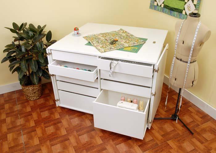 Dingo White Ash Kangaroo Sewing Cabinet