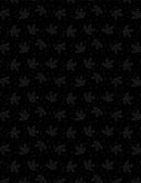 Doodled Leaves HUE-C8188-BLACK