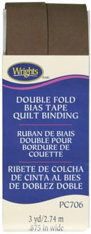 Double Fold Quilt Binding Mocha - 117706765