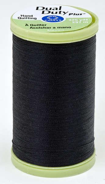 Dual Duty Plus Hand Quilting Thread 325 yds Black - S960-0900