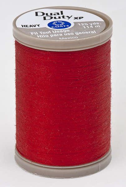 Dual Duty XP Heavy Thread size 40 125 yds  Red - S9502250