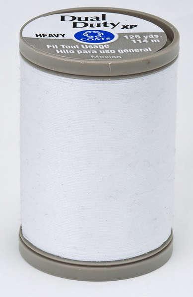 Dual Duty XP Heavy Thread size 40 125 yds White - S9500100