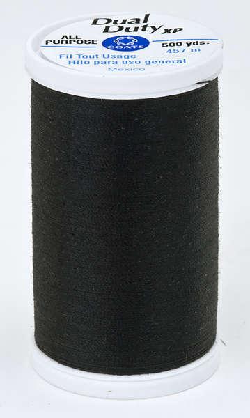 Dual Duty XP Polyester Thread 500yds  Black - S9300900