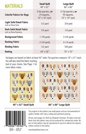 The Puppies Pattern EH057