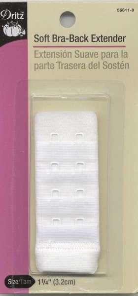 Bra Back Extender 1 1/4in 2-Hook White - 56611
