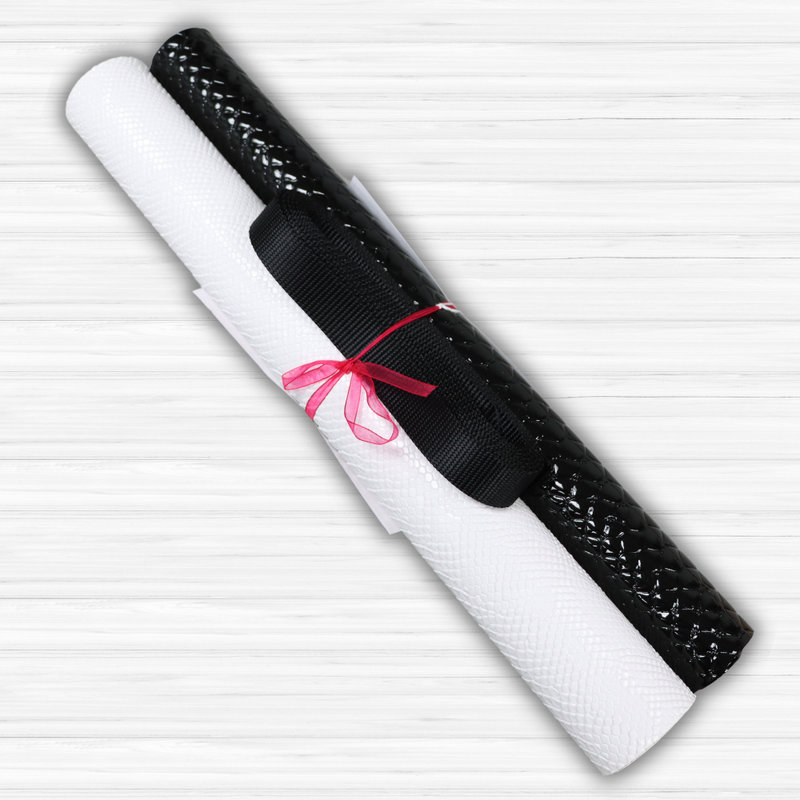 Easy Vinyl Tote Bag Kit - Black & White