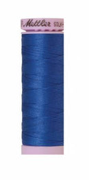 Silk-Finish Cobalt Blue 50wt 150M Solid Cotton Thread