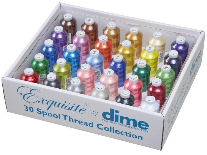 Exquisite 30 Pack Assorted 5000m Poly. 40wt. TWCA-5KM