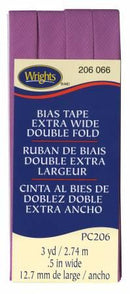 Extra Wide Double Fold Bias Tape 3yd Orchid 117206066
