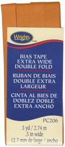Extra Wide Double Fold Bias Tape Carrot-  1172061241