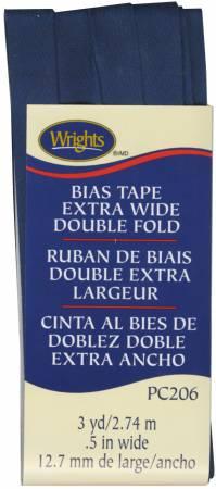Extra Wide Double Fold Bias Tape Navy-  117206055
