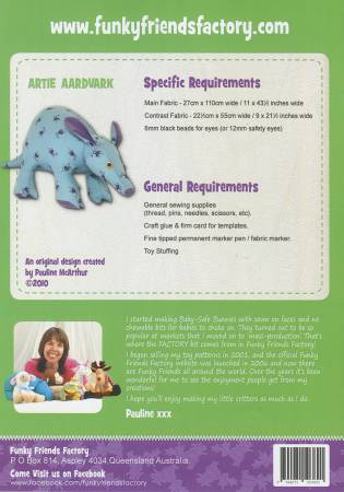 Artie Aardvark FF3821