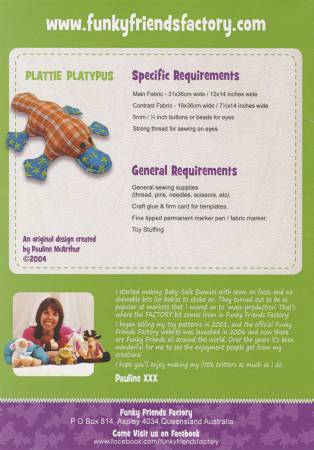 Plattie Platypus Funky Friends  FF4446
