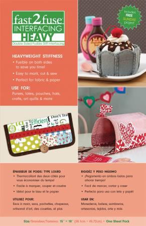 Fast2Fuse Interfacing Heavyweight 15in x 18in 20057