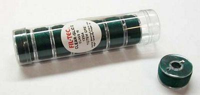 Fil-Tec Clear Glide Tube Green Class 15 Prewound Bobbin Tube