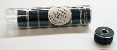 Fil-Tec Clear Glide Tube Navy Class 15 Prewound Bobbin Tube