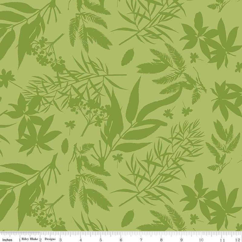 Floral Gardens-Foliage Green CD14361-GREEN
