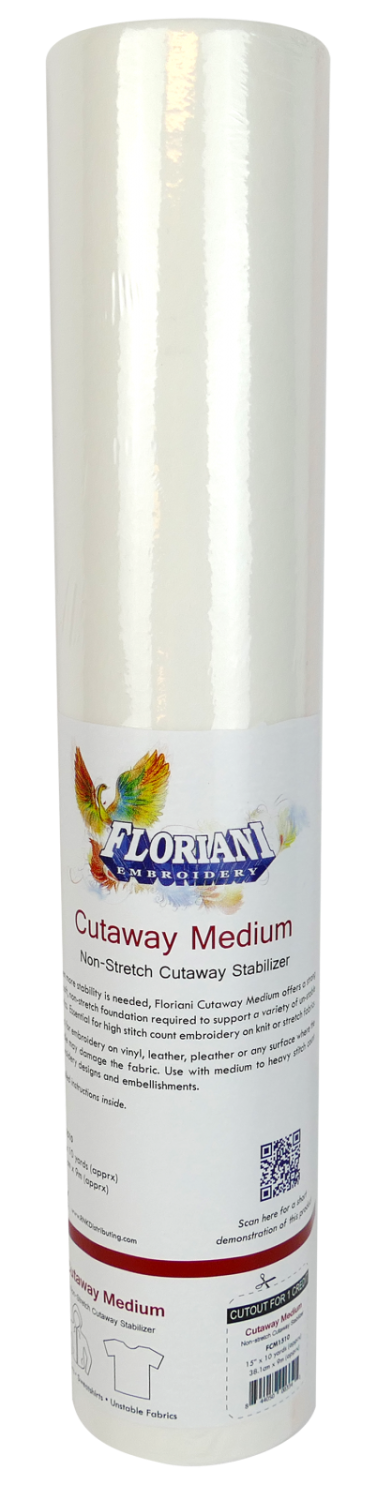 Floriani Cutaway Medium 15"x10yds FCM1510