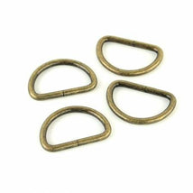 Four D-Rings 1" Antique STS107A