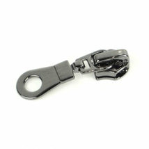 Four Donut Zipper Pulls Gunmetal STS188B