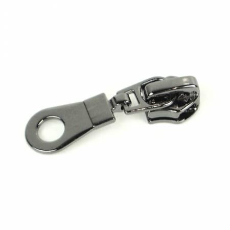 Four Donut Zipper Pulls Gunmetal STS188B