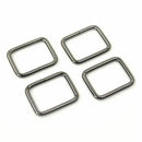 Four Rectangle Rings 1" Gunmetal STS111BT