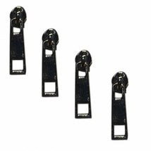 Gun Metal Black Zipper Pulls, Pack of 4 PUL-GUN