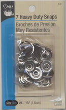 Heavy Duty Snaps 7ct Brown 5-4