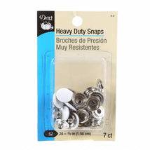 Heavy Duty Snaps 7ct White 5-2