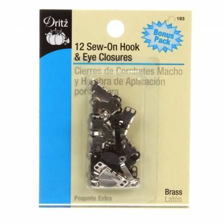 Hook & Eye Skirt/Pant Sew on Asst 193