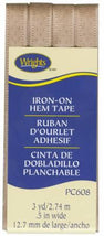 Iron-On Hem Tape Beige 117608091
