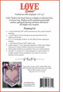 Love Banner Pattern & Embroidery Design