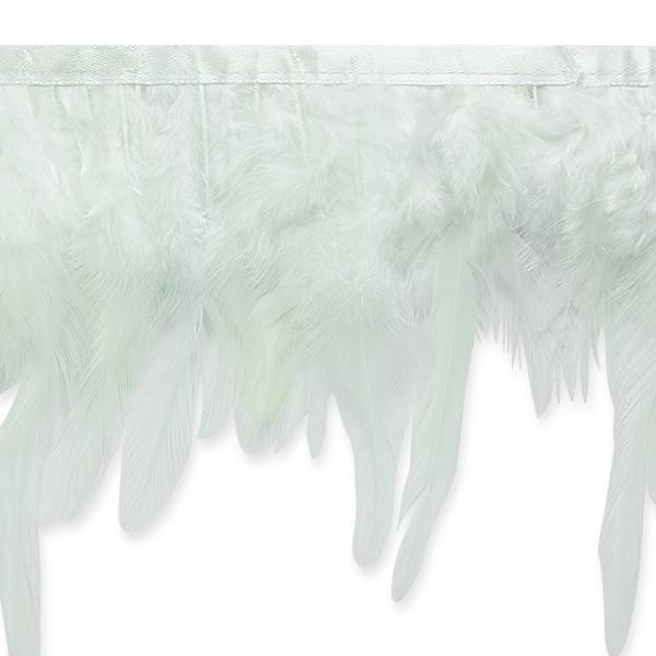 Julie Feather FringeTrim 5" White IR6144WH