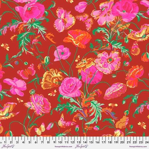 Kaffe Fassett August 2022-Meadow Red PWPJ116.RED