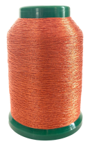 KingStar Metallic Embroidery Thread 40wt 1000m-Dk Orange  MA-24