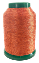 KingStar Metallic Embroidery Thread 40wt 1000m-Dk Orange  MA-24