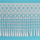 Lace Trim 9" White IR8085WH