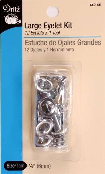Large Eyelets Kit Nickel 659-65
