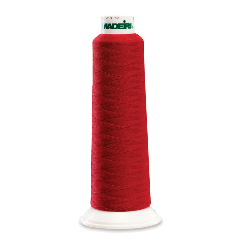 Madeira Aerolock Poly Deep Red 2000YD SThread - 91289470
