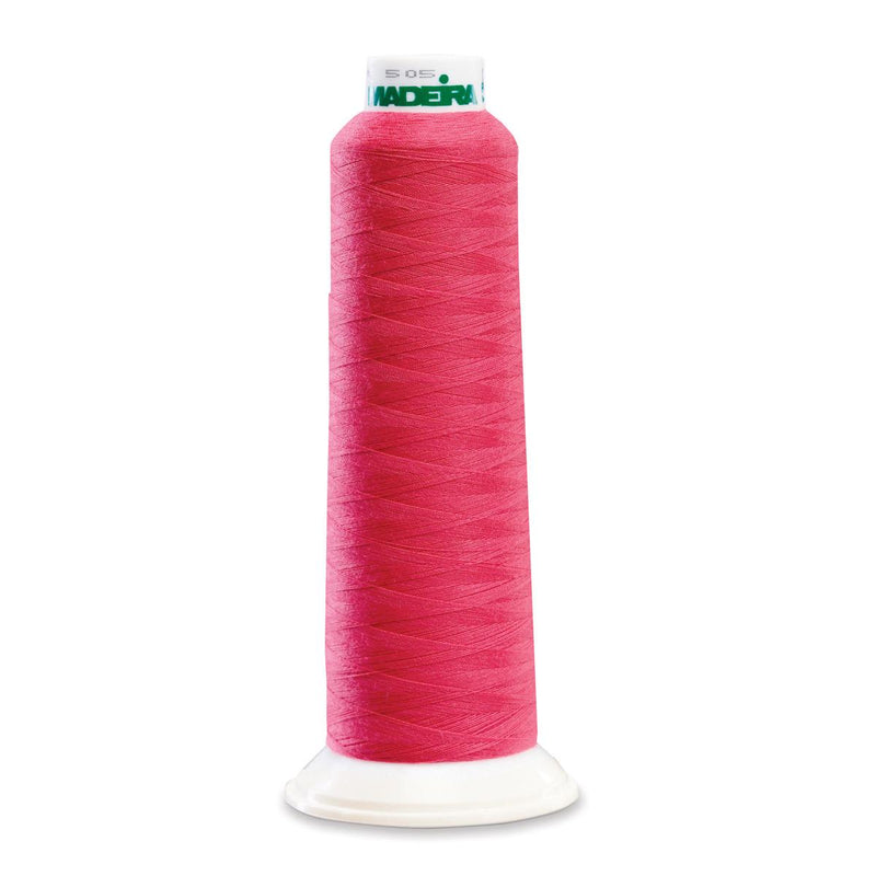 Madeira Aerolock Poly Dark Pink 2000 YD Serger Thread