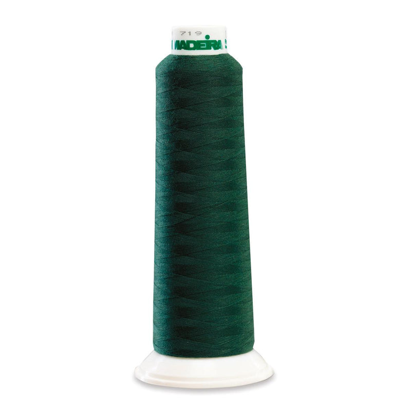 Madeira Aerolock Poly Emerald Green 2000YD Serger Thread - 91288473