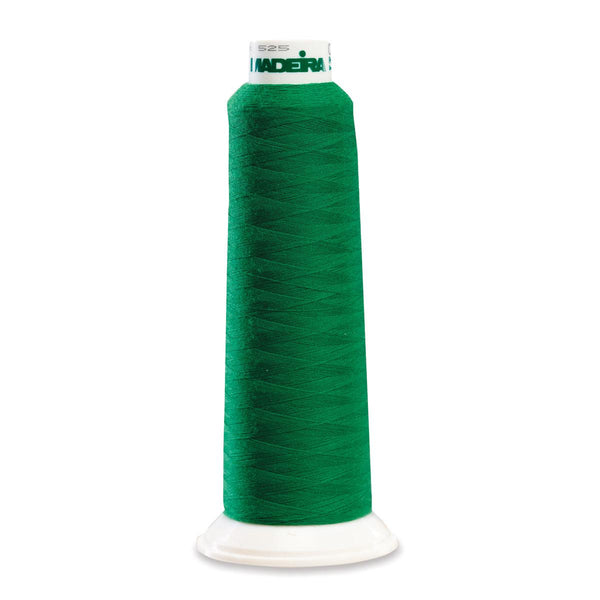 Madeira Aerolock Poly Grass Green 2000YD Serger Thread - 91288500