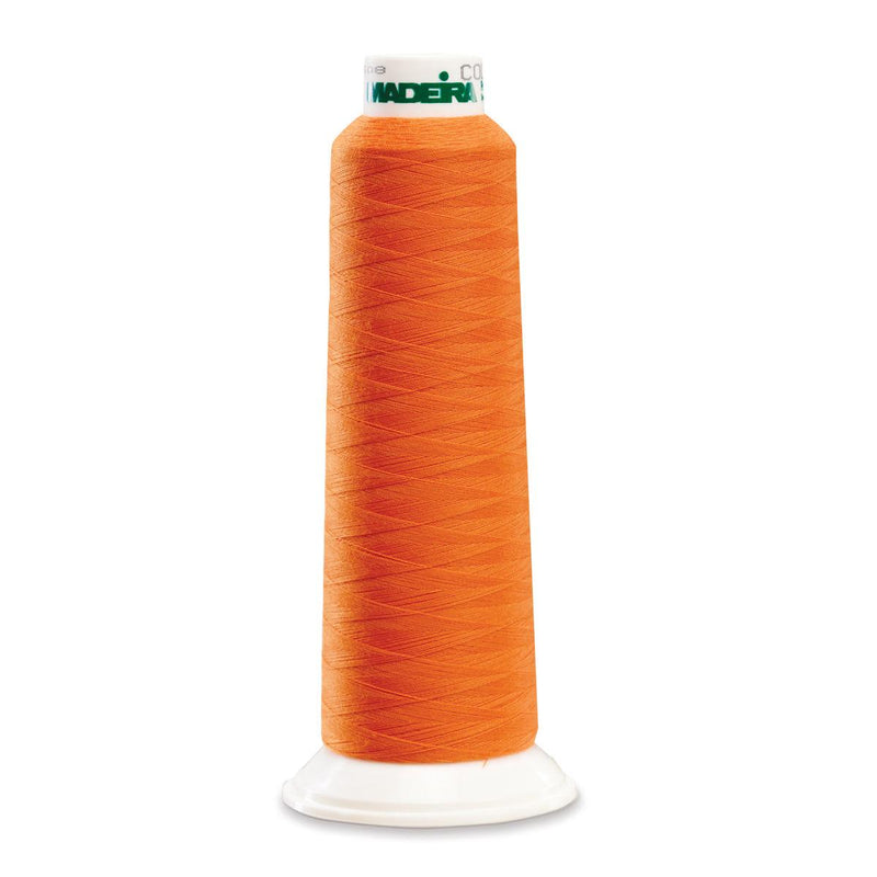 Madeira Aerolock Poly Orange 2000YD Serger Thread - 91288765