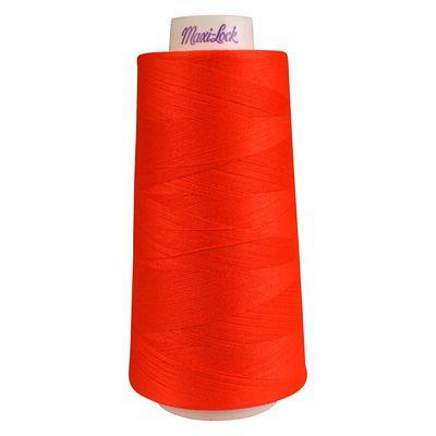 Maxi-Lock Polyester Serger Thread: 3000yds 50wt - Neon Orange - 51-43263